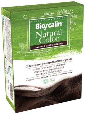BIOSCALIN NATURAL COLOR CASTANO SCURO INTENSO 70 G - Pharmaleader