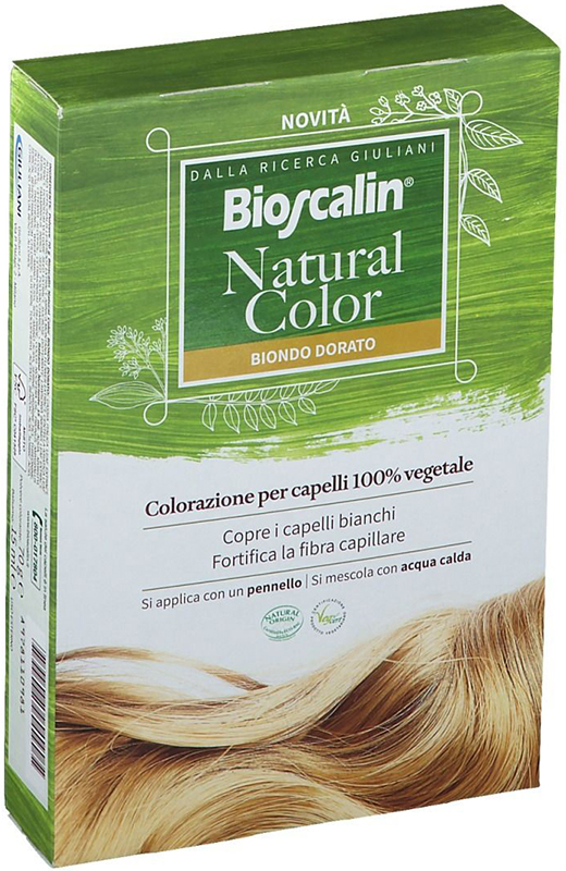 BIOSCALIN NATURAL COLOR BIONDO DORATO 70 G - Pharmaleader