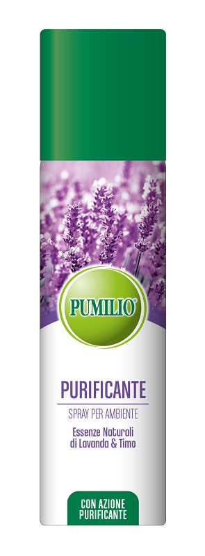 PUMILIO PURIFICANTE SPRAY PER AMBIENTE ESSENZE NATURALI DI LAVANDA E TIMO CON AZIONE IGIENIZZANTE 200 ML - Pharmaleader
