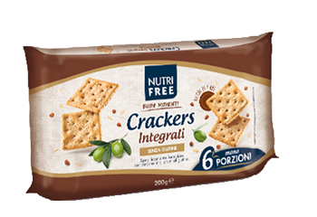 NUTRIFREE CRACKERS INTEGRALI 33,4 G X 6 PEZZI - Pharmaleader