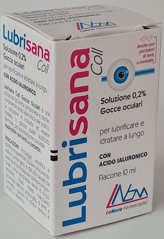 COLLIRIO LUBRISANA FLACONE 10 ML - Pharmaleader