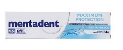 MENTADENT MAXIMUM PROTECTION MENTA FRESCA DENTIFRICIO 75 ML - Pharmaleader