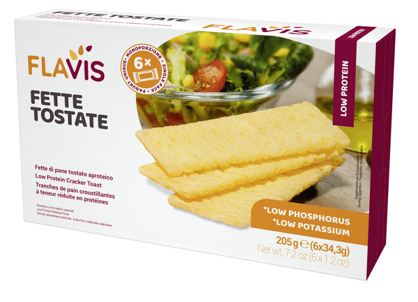 FLAVIS FETTE TOSTATE APROTEICHE 6 PORZIONI DA 34,3 G - Pharmaleader