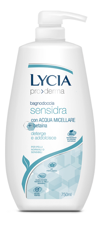 LYCIA PRODERMA BAGNODOCCIA SENSIDRA 750 ML - Pharmaleader