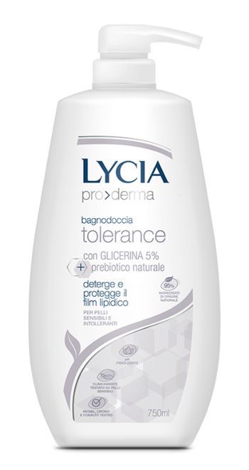 LYCIA PRODERMA BAGNODOCCIA TOLERANCE 750 ML - Pharmaleader