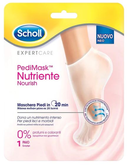 SCHOLL EXPERTCARE PEDIMASK NUTRIENTE 0% PROFUMI E COLORANTI - Pharmaleader