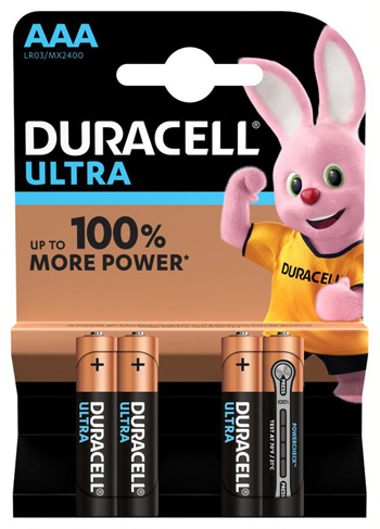 DURACELL ULTRA AAA B4 MN2400 RFT 10 PEZZI - Pharmaleader