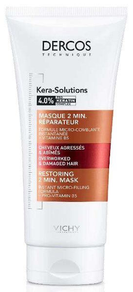 DERCOS TECHNIQUE KERASOL MASCHERA RIPARATRICE 2 MIN 200 ML - Pharmaleader