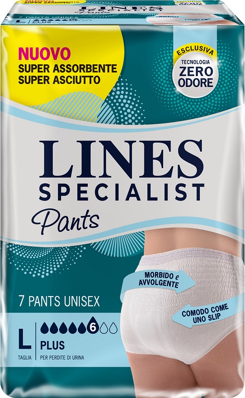 LINES SPECIALIST PANTS PLUS UNISEX L 7 PEZZI - Pharmaleader