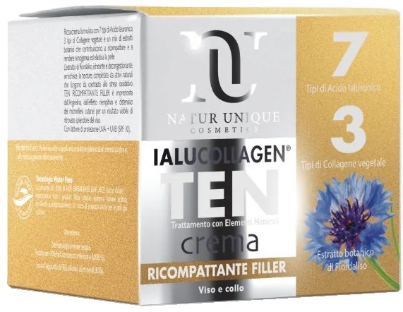 NATUR UNIQUE IALUCOLLAGEN TEN CREMA RICOMPATTANTE FILLER 50 ML - Pharmaleader