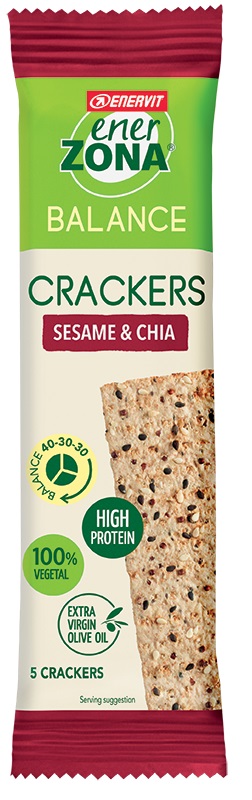 ENERZONA CRACKERS SESAME & CHIA 25 G - Pharmaleader