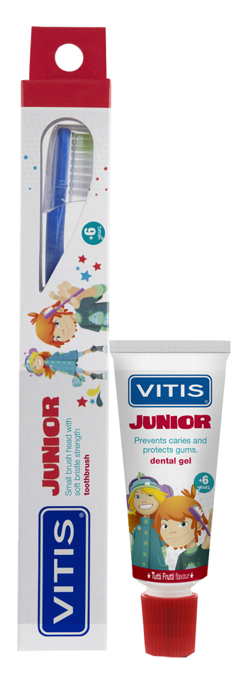 VITIS JUNIOR SPAZZOLINO + GEL 15 ML - Pharmaleader
