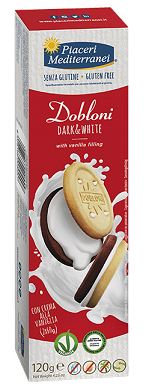 PIACERI MEDITERRANEI DOBLONI DARK & WHITE 120 G - Pharmaleader
