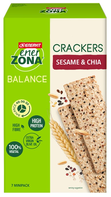 ENERZONA CRACKERS SESAME & CHIA 25 G - Pharmaleader