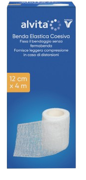 BENDA ELASTICA AUTOADESIVA ALVITA 12X4CM - Pharmaleader