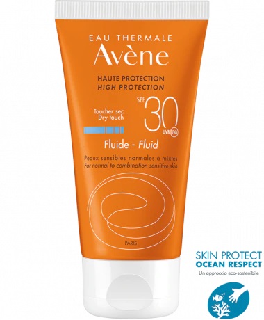 AVENE EAU THERMALE FLUIDO SPF 30 PROTEZIONE SOLARE ALTA 50 ML - Pharmaleader