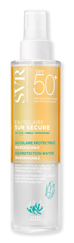 SUN SECURE EAU SOLAIRE SPF50 200 ML - Pharmaleader