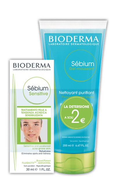SEBIUM SENSITIVE 40 ML + SEBIUM GEL MOUSSANT 200ML + 2 EURO - Pharmaleader