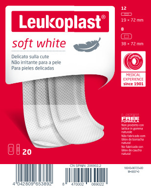 LEUKOPLAST SOFT WHITE 20 PEZZI ASSORTITI - Pharmaleader