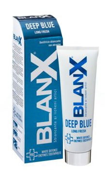 BLANX DEEP BLUE DENTIFRICIO SBIANCANTE NON ABRASIVO 75 ML - Pharmaleader