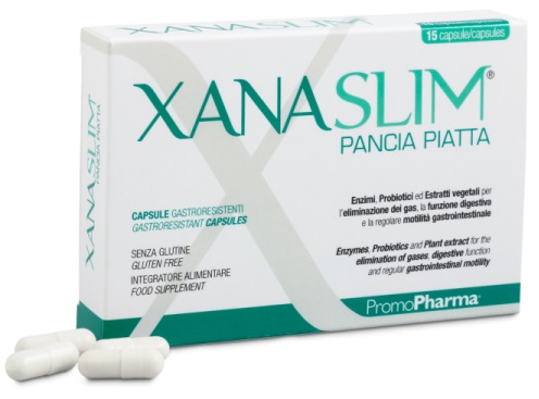 XANASLIM PANCIA PIATTA 15 CAPSULE GASTRORESISTENTI - Pharmaleader
