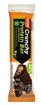CRUNCHY PROTEINBAR DARK ROCK CHOCOLATE BARRETTA 40 G - Pharmaleader