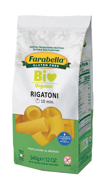 FARABELLA BIO RIGATONI MAIS-RISO 340 G - Pharmaleader