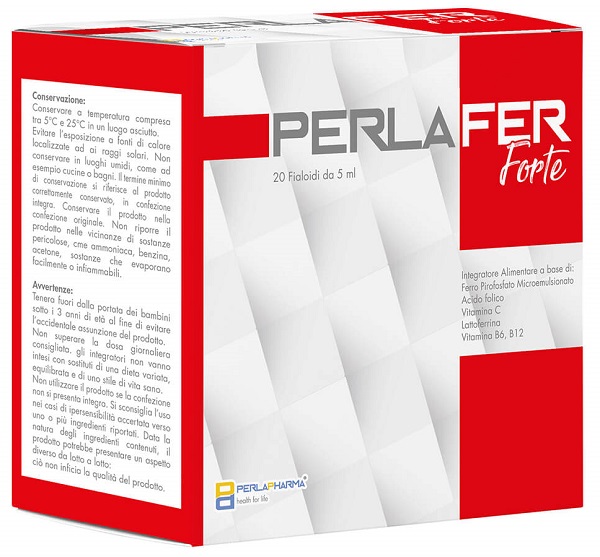 PERLAFER FORTE 20 FIALOIDI DA 5 ML - Pharmaleader