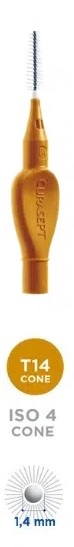 CURASEPT PROXI T14 CONE OCRA/DARK GOLD 5 PEZZI - Pharmaleader
