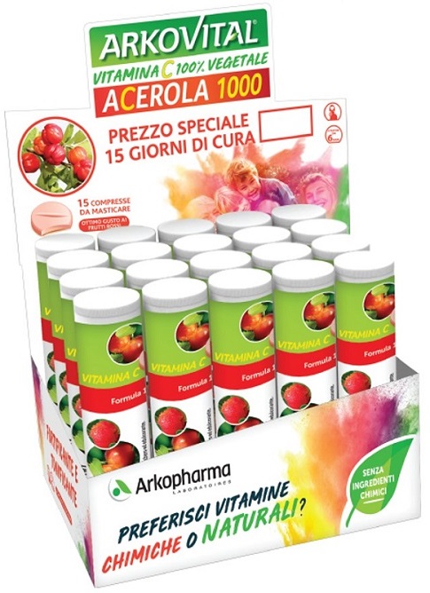 ARKOVITAL ACEROLA 1000 15 COMPRESSE - Pharmaleader