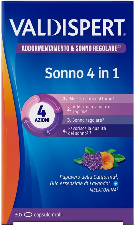 VALDISPERT SONNO 4 IN 1 30 CAPSULE MOLLI - Pharmaleader