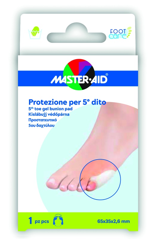 PROTEZIONE IN GEL MASTER-AID FOOTCARE 5 DITO 1 PEZZO C15 - Pharmaleader