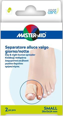 DIVARICATORE ALLUCE GIORNO/NOTTE MASTER-AID FOOTCARE SMALL 2 PEZZI D11 - Pharmaleader