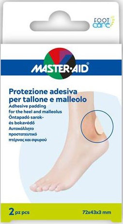PROTEZIONE TALLONE/MALLEOLO MASTER-AID FOOTCARE 2 PEZZI A7 - Pharmaleader