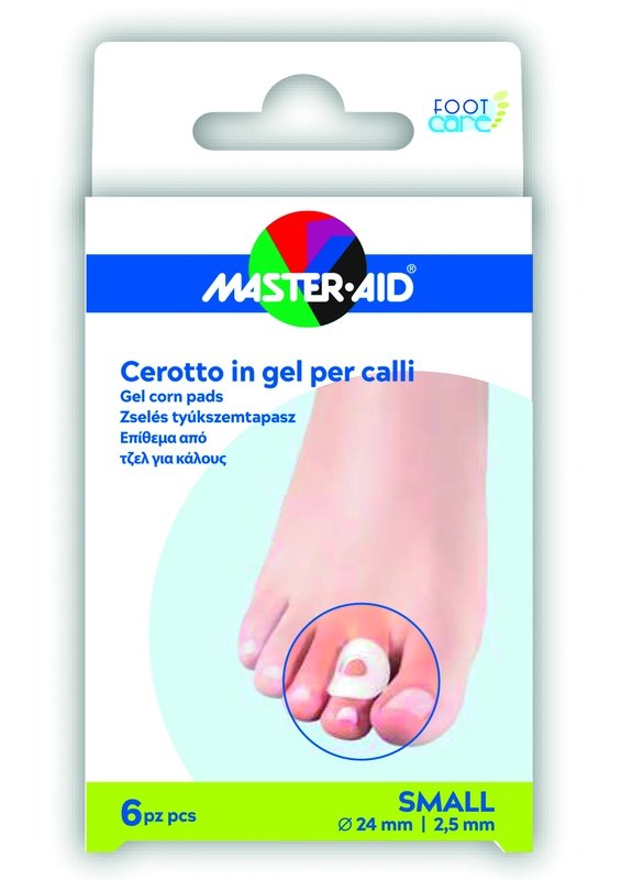 CEROTTO PROTEZIONE CALLI MASTER-AID FOOTCARE IN GEL SMALL 6 PEZZI B10 - Pharmaleader