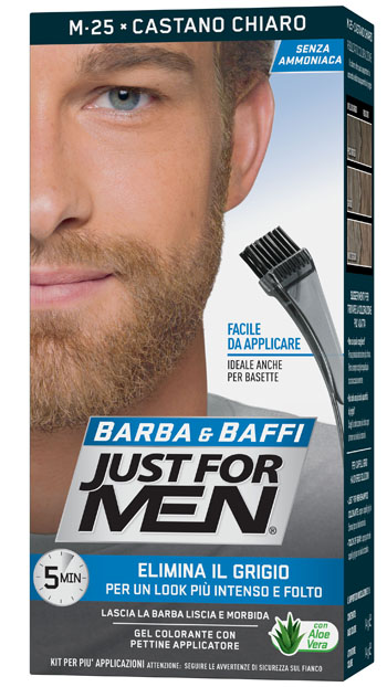 JUST FOR MEN BARBA & BAFFI M25 CASTANO CHIARO 51 G - Pharmaleader