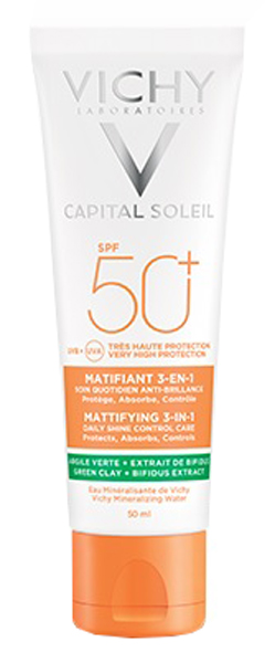 CAPITAL SOLEIL ANTI ACNE PURIFICANTE SPF 50+ 50 ML - Pharmaleader