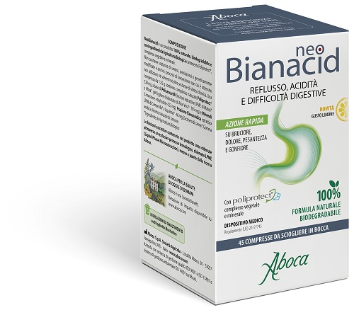 NEOBIANACID 45 COMPRESSE LIMONE - Pharmaleader