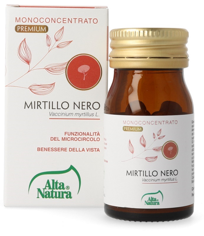 MIRTILLO NERO  60 COMPRESSE 450MG TERRANATA - Pharmaleader