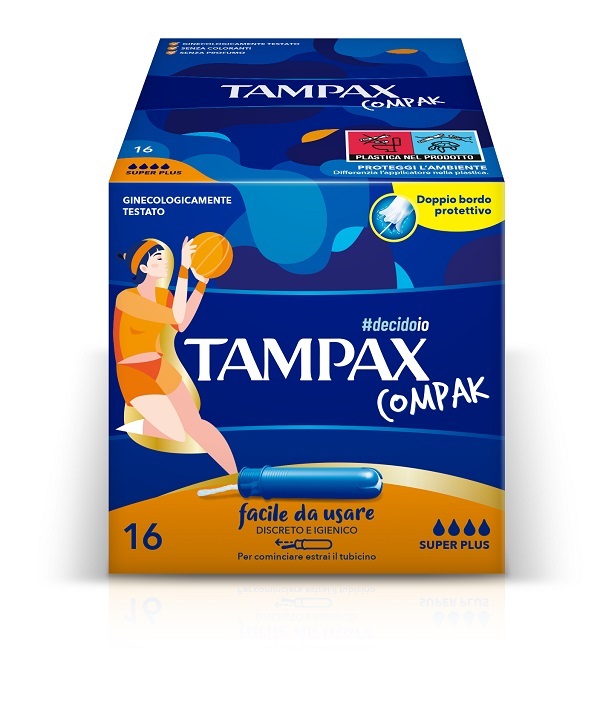TAMPAX COMPAK ASSORBENTE INTERNO SUPER PLUS 16 PEZZI - Pharmaleader