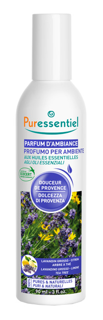 PURESSENTIEL PROFUMO AMBIENTE DOLCEZZA PROVENZA ECOCERT 90 ML - Pharmaleader