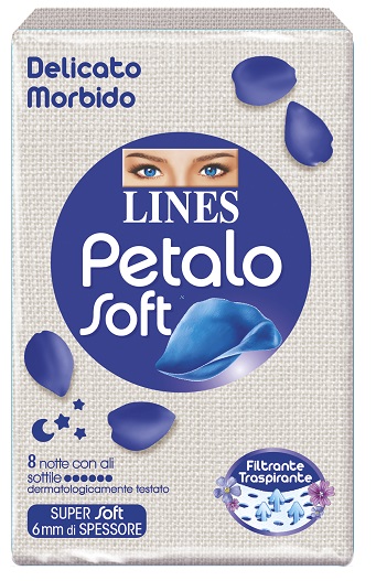 LINES PETALO SOFT NOTTE 8 PEZZI - Pharmaleader