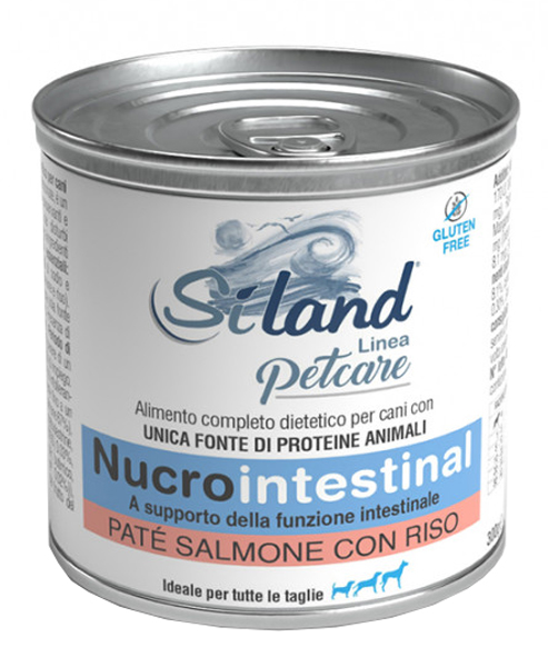 SILAND NUCROINTESTINAL UMIDO CANE SALMONE/RISO 300 G - Pharmaleader