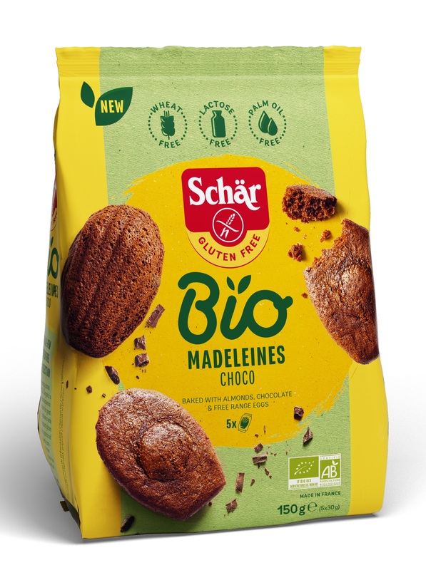 SCHAR BIO MADELEINES CHOCO 5 MONOPORZIONI DA 30 G - Pharmaleader