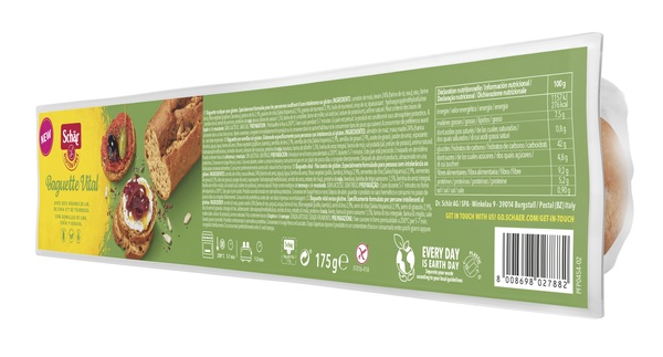 SCHAR BAGUETTES VITAL SENZA LATTOSIO 175 G - Pharmaleader