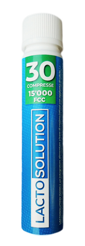 LACTOSOLUTION 15000 30 COMPRESSE - Pharmaleader