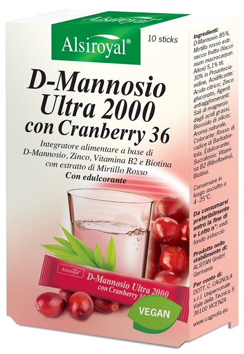 D MANNOSIO ULTRA 2000 CRANBERRY 10 STICK - Pharmaleader