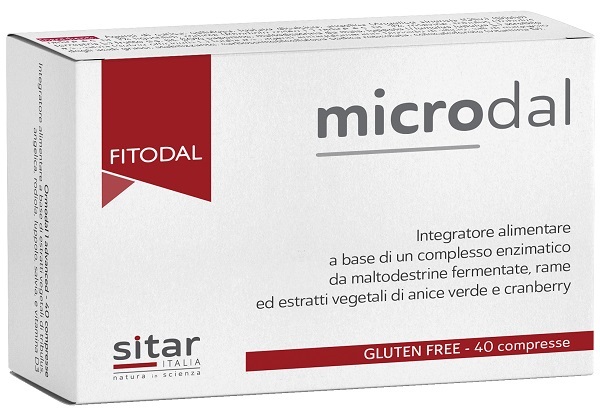 MICRODAL 40 COMPRESSE FITODAL - Pharmaleader