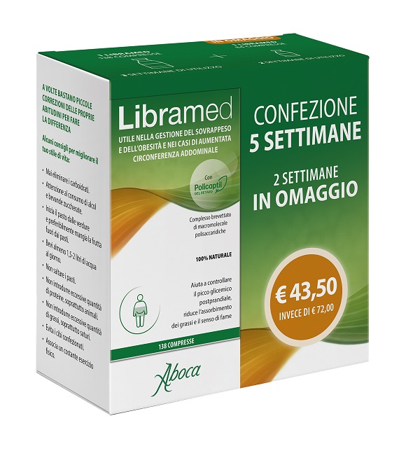 LIBRAMED TRATTAMENTO 5 SETTIMANE 138 + 84 COMPRESSE - Pharmaleader