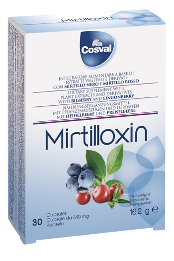 MIRTILLOXIN 30 CAPSULE - Pharmaleader